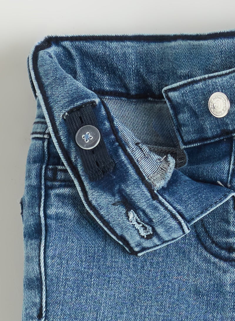 ال سي وايكيكي بنطلون جينز بناتي قصة موم فيت - Image 4